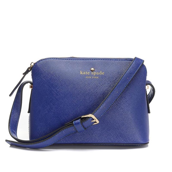 Kate spade blue crossbody handbag side bag - Picture 2 of 3